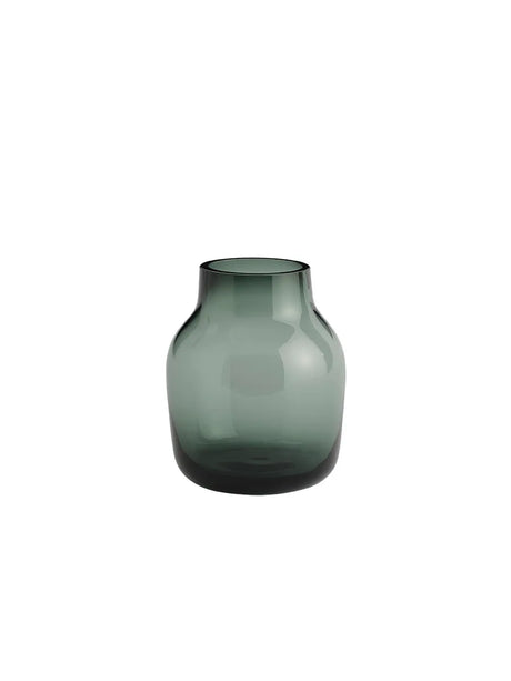 Silent Vase, Ø 11 cm fra Muuto - Dark green - Jacobsen Plus