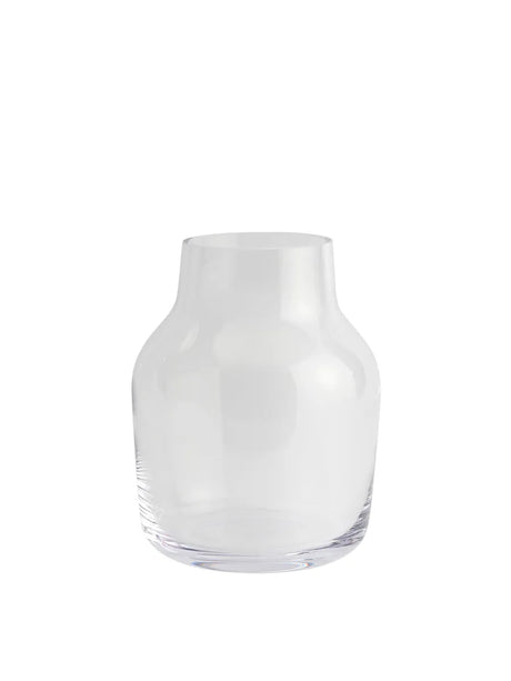 Silent Vase, Ø 15 cm fra Muuto - Clear - Jacobsen Plus