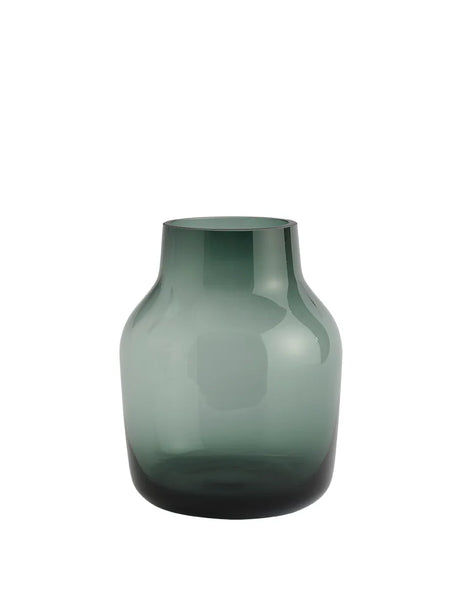 Silent Vase, Ø 15 cm fra Muuto - Dark green - Jacobsen Plus