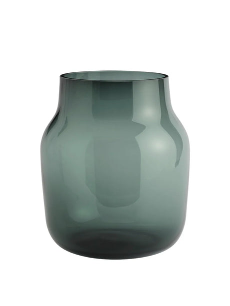 Silent Vase, Ø 20 cm fra Muuto - Dark green - Jacobsen Plus