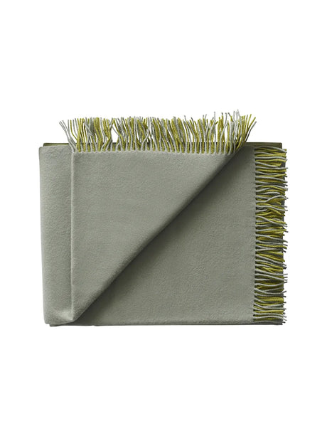 Secret Plaid, lime/moss fra Silkeborg Uldspinderi - 1 - Jacobsen Plus