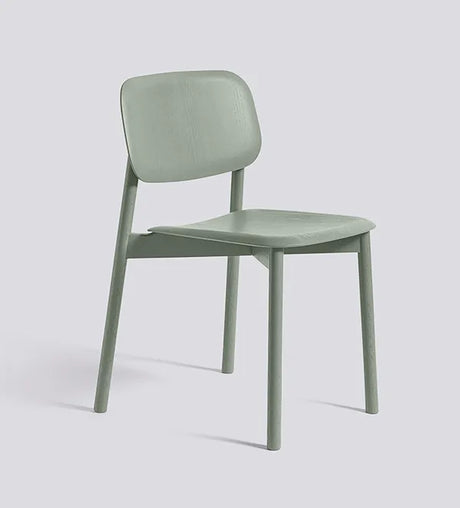 Soft Edge spisestol, træben fra Hay - Dusty green stained - Jacobsen Plus