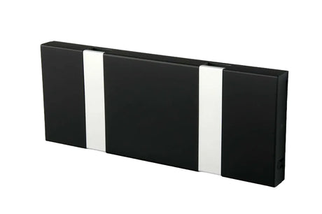 KNAX knagerække med to knager fra LoCa - Soft sort / Grå knager - Jacobsen Plus