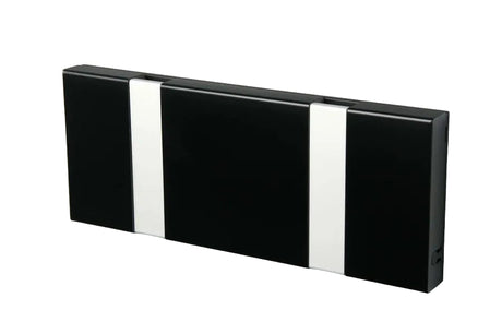 KNAX knagerække med to knager fra LoCa - Sort / Grå knager - Jacobsen Plus