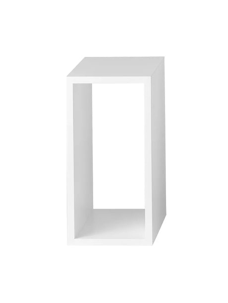 Stacked Reol, small fra Muuto - Hvid / Åbent (uden ryg) - Jacobsen Plus