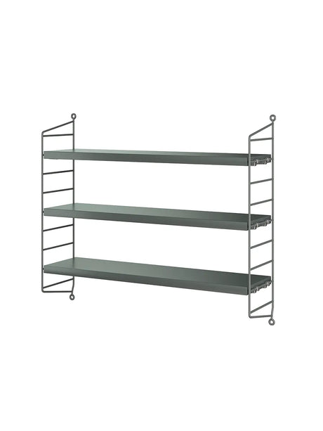 String Pocket Reol - Dark grey/Dark grey - Jacobsen Plus