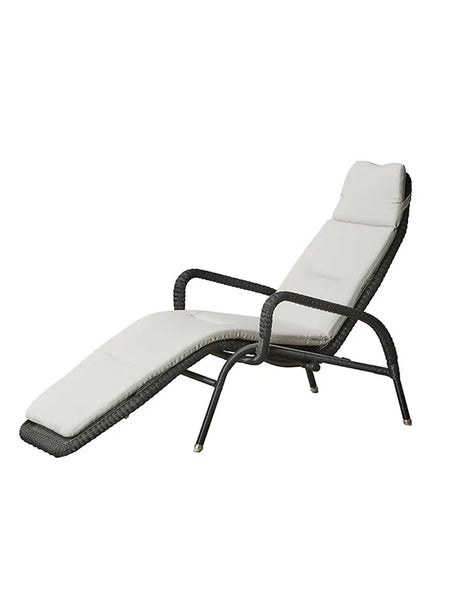 Sunrise Liggestol fra Cane-line - Hvid, Cane-line Natte hynde - Jacobsen Plus