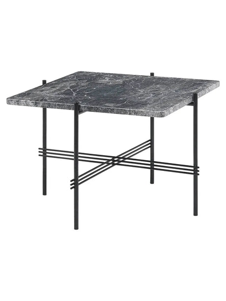 TS Table Square fra GUBI - 55 x 55 x 41 cm / Grå marmor - Jacobsen Plus