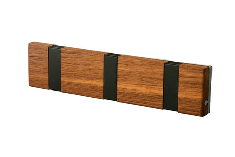 KNAX Lite 3 fra LoCa - Teak / Oliebehandlet - sorte knager - Jacobsen Plus