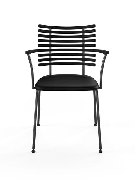 Tiger Armstol, sort læder fra Naver Collection - 1 - Jacobsen Plus