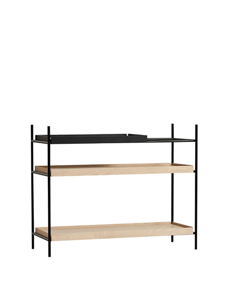 Tray Shelf, lav fra Woud - Black: 1 short - Oak: 2 wide - Jacobsen Plus