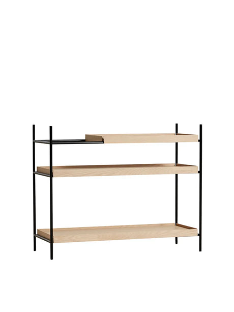 Tray Shelf, lav fra Woud - Oak: 2 wide, 1 short - Jacobsen Plus