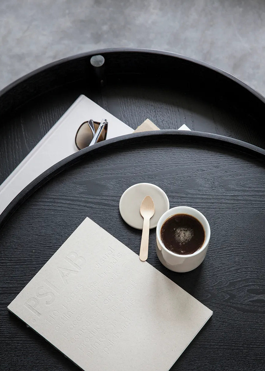 Turning Table, black ash fra Audo Copenhagen - 2 - Jacobsen Plus