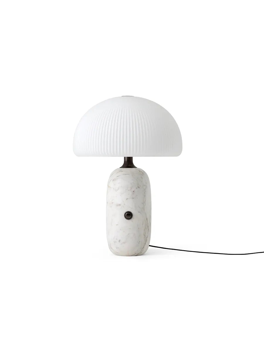 Sculpture bordlampe, lille fra Vipp - Hvid marmor - Jacobsen Plus