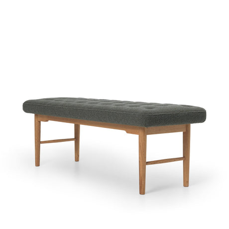 VLA75S Foyer bænk, eg olie af Vilhelm Lauritzen - Tiree 9667 seaweed - Jacobsen Plus