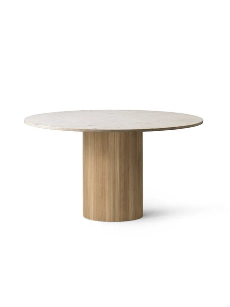 Cabin bord, beige marmor fra Vipp - Lys eg - Jacobsen Plus