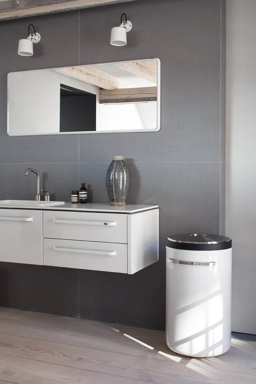 Vasketøjskurv, hvid fra Vipp - 5 - Jacobsen Plus