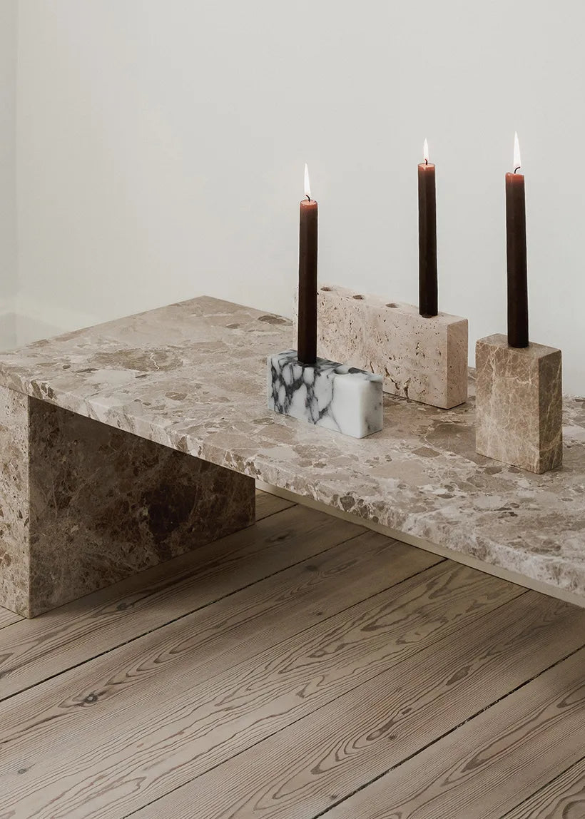 Epode Lysestage, calacatta violetta fra Wabi Sabi Nordic - 2 - Jacobsen Plus