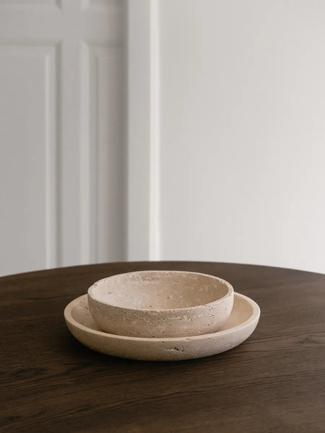 Hyben Fad, travertin fra Wabi Sabi Nordic - 2 - Jacobsen Plus