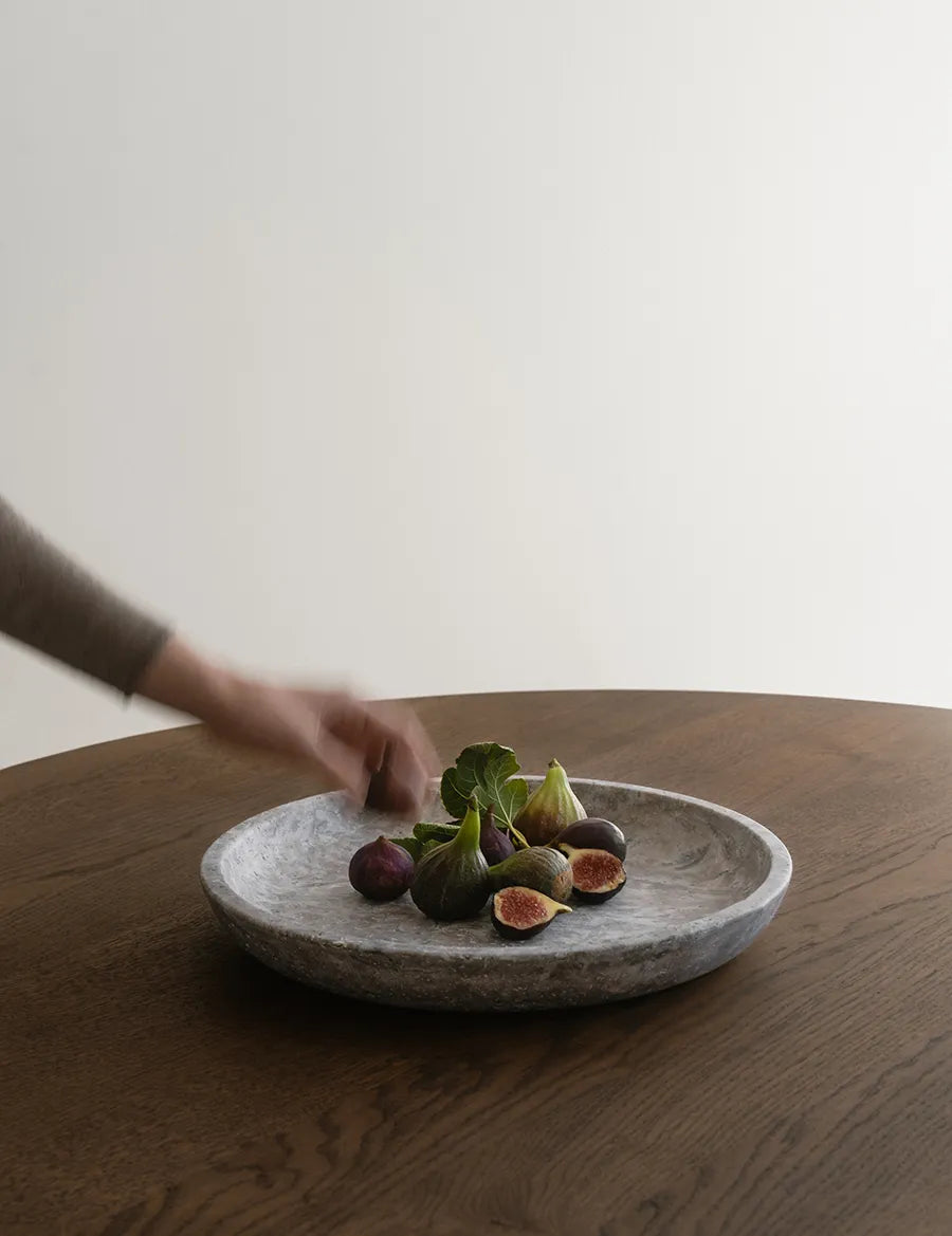 Hyben Fad, silver travertin fra Wabi Sabi Nordic - 3 - Jacobsen Plus