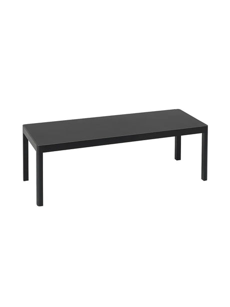 Workshop Coffee Table fra Muuto - 120 x 43 cm / Black linoleum - black oak - Jacobsen Plus
