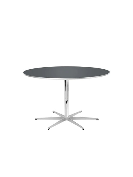 Piet Hein A825 Spisebord, Ø120 cm fra Fritz Hansen - Grey Bromo m. alukant (specialfarve) - Jacobsen Plus