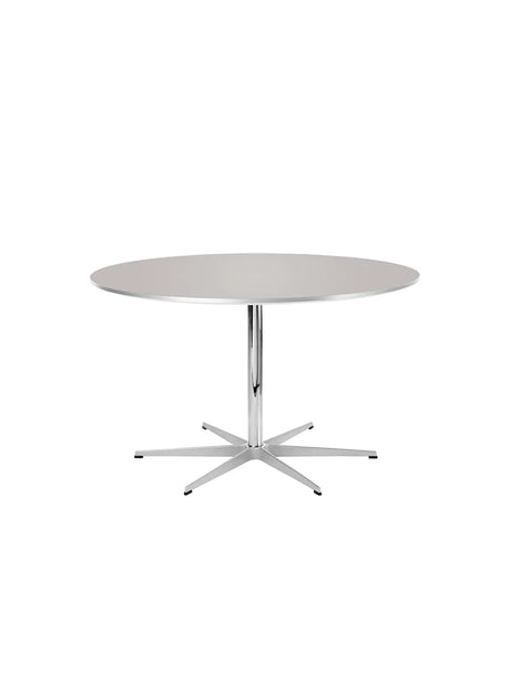 Piet Hein A825 Spisebord, Ø120 cm fra Fritz Hansen - Grey Efeso m. alukant (specialfarve) - Jacobsen Plus