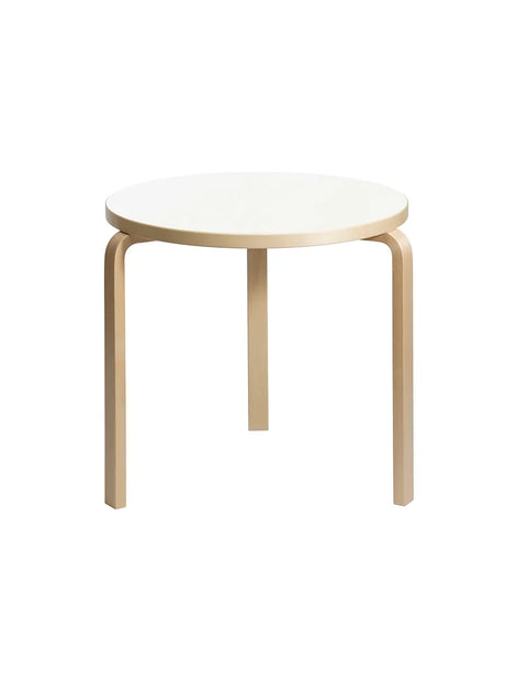 Aalto Table Round, Ø75 cm fra Artek - Hvid Laminat - Jacobsen Plus