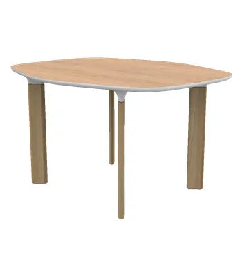 Analog Bord JH43 fra Fritz Hansen - Eg finér / Hvid / Eg - Jacobsen Plus