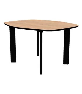 Analog Bord JH43 fra Fritz Hansen - Eg finér / Sort / Sort lakeret eg - Jacobsen Plus