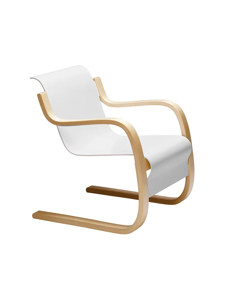 Armchair 42 fra Artek - Hvid - Jacobsen Plus