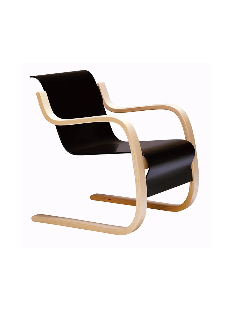 Armchair 42 fra Artek - Sort - Jacobsen Plus