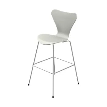 3197 Høj Barstol af Arne Jacobsen - Uden polstring / Lakeret / Nine grey - Jacobsen Plus