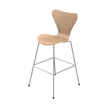 3197 Høj Barstol af Arne Jacobsen - Uden polstring / Eg / Ingen farve - Jacobsen Plus