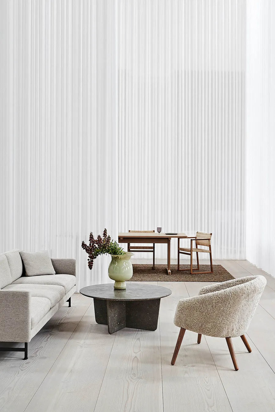 Ditzel Lounge Chair, lammeskind fra Fredericia Furniture - 2 - Jacobsen Plus