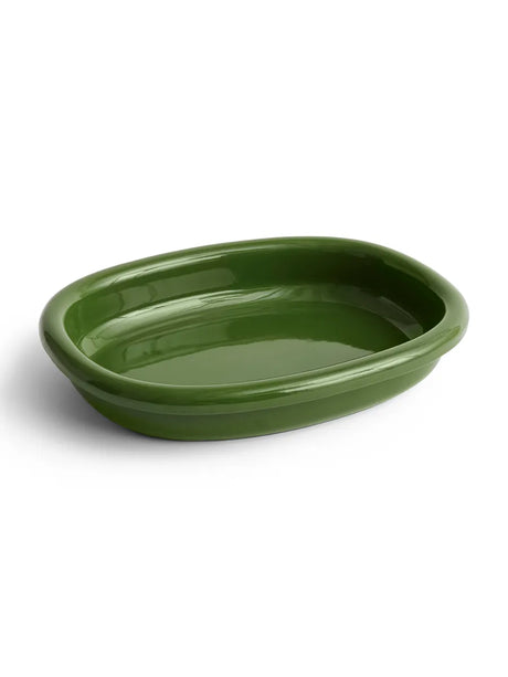 Barro Oval Dish, large fra Hay - Green - Jacobsen Plus