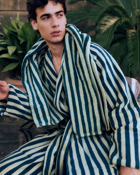 Naram badekåbe, Seafoam & Deep Teal fra Bongusta - 1 - Jacobsen Plus