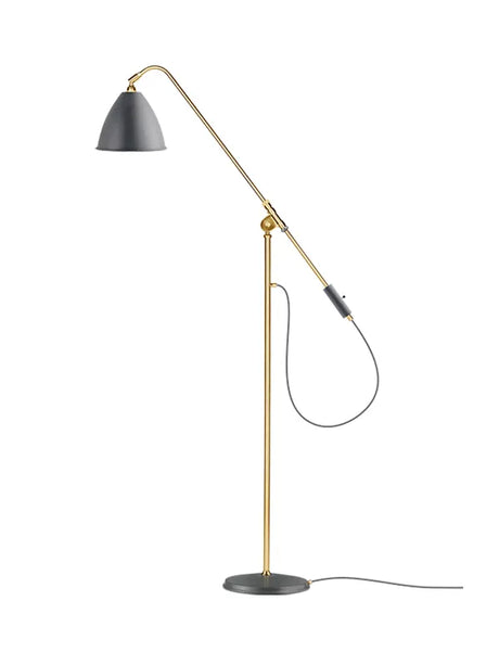Bestlite BL4 Gulvlampe fra GUBI - Grå-messing - Jacobsen Plus