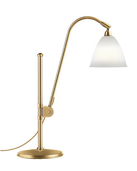 Bestlite BL1 Bordlampe fra GUBI - Porcelæn - Messing - Jacobsen Plus