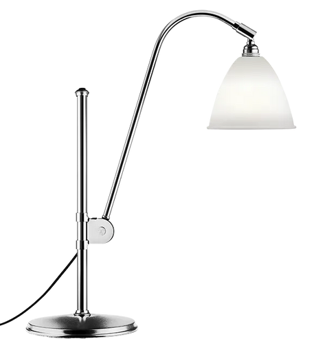 Bestlite BL1 Bordlampe fra GUBI - Porcelæn - Krom - Jacobsen Plus