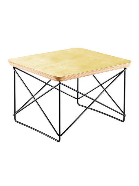 LTR Occasional Table fra Vitra - Bladguld / Sort stel - Jacobsen Plus