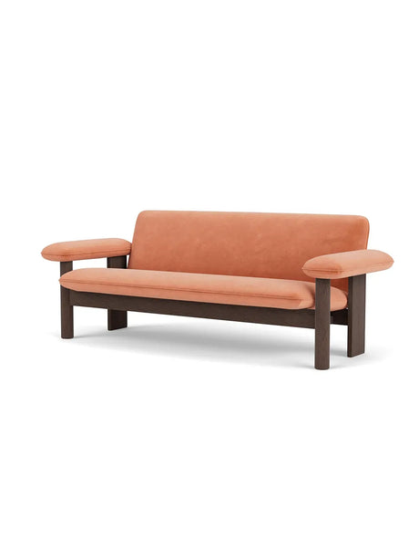 Brasilia Sofa fra Audo Copenhagen - Avalon 012 - Dark Stained Oak - Jacobsen Plus