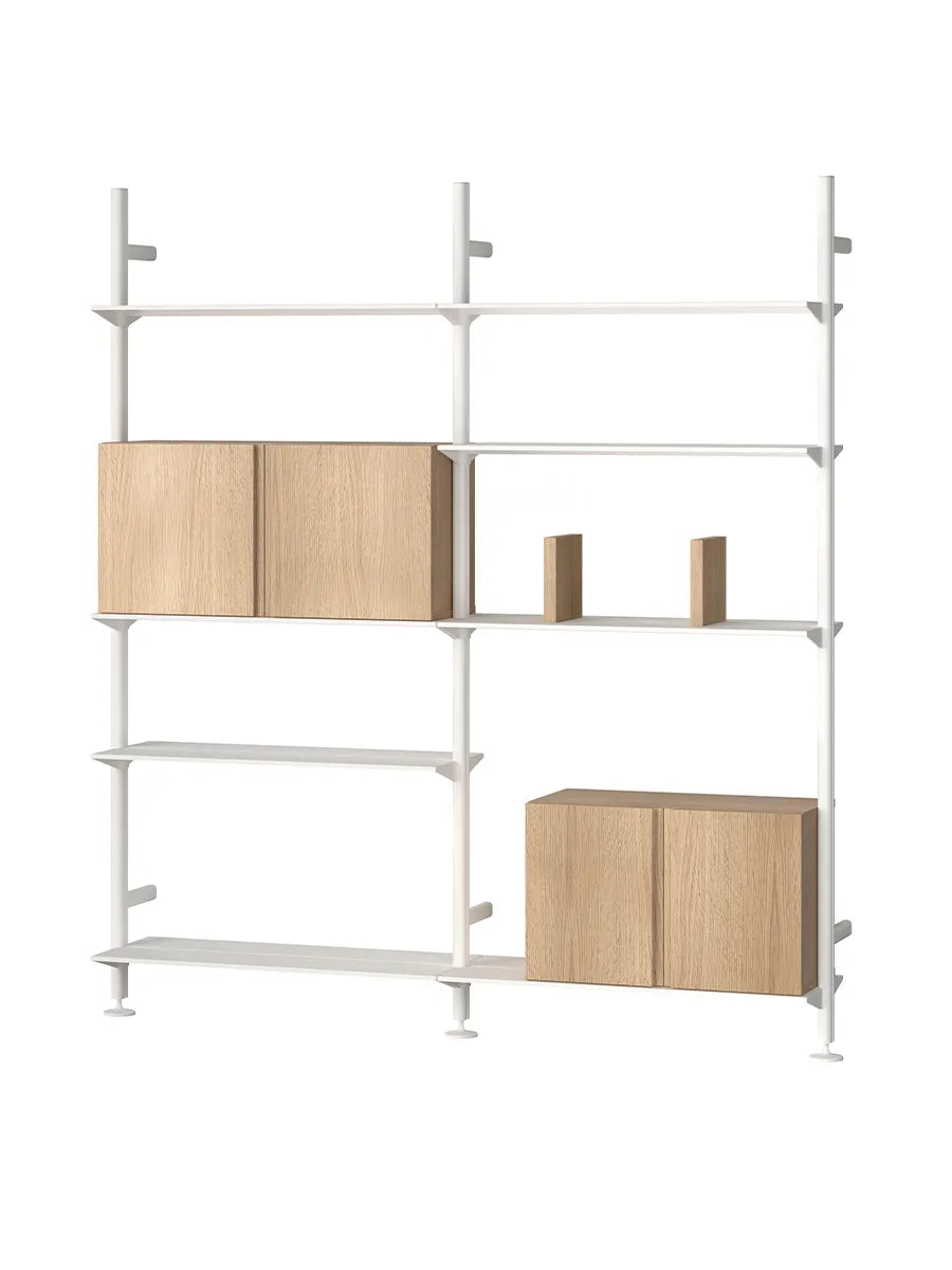 Pira G2 Floor-to-Wall Shelving Bundle D fra String - 3 - Jacobsen Plus