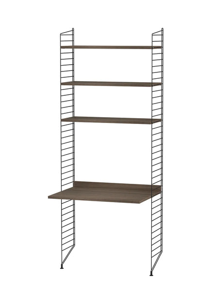 Kontor, bundle A fra String - Sort - valnød - Jacobsen Plus