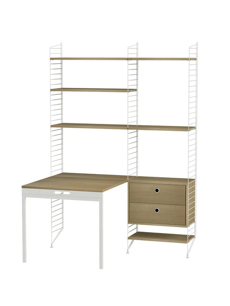 Kontor, bundle E fra String - Hvid - eg - Jacobsen Plus