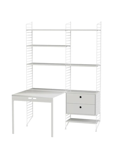 Kontor, bundle E fra String - Hvid - hvid - Jacobsen Plus