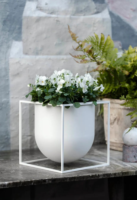Kubus Flowerpot 23, hvid fra Audo Copenhagen - 2 - Jacobsen Plus