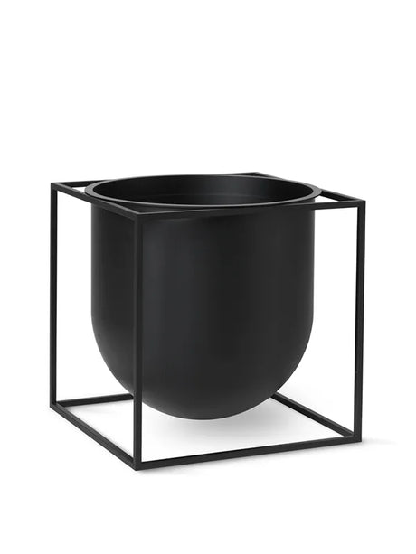 Kubus Flowerpot 23, sort fra Audo Copenhagen - 1 - Jacobsen Plus