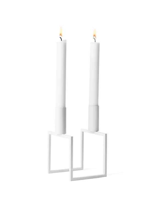 Kubus Line hvid lysestage fra Audo Copenhagen - 1 - Jacobsen Plus