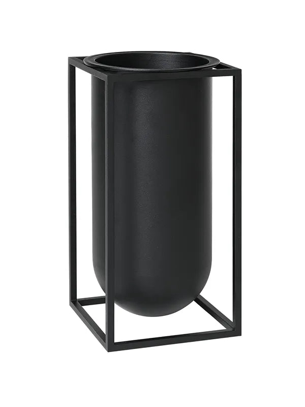 Kubus Vase Lolo, sort fra Audo Copenhagen - 1 - Jacobsen Plus